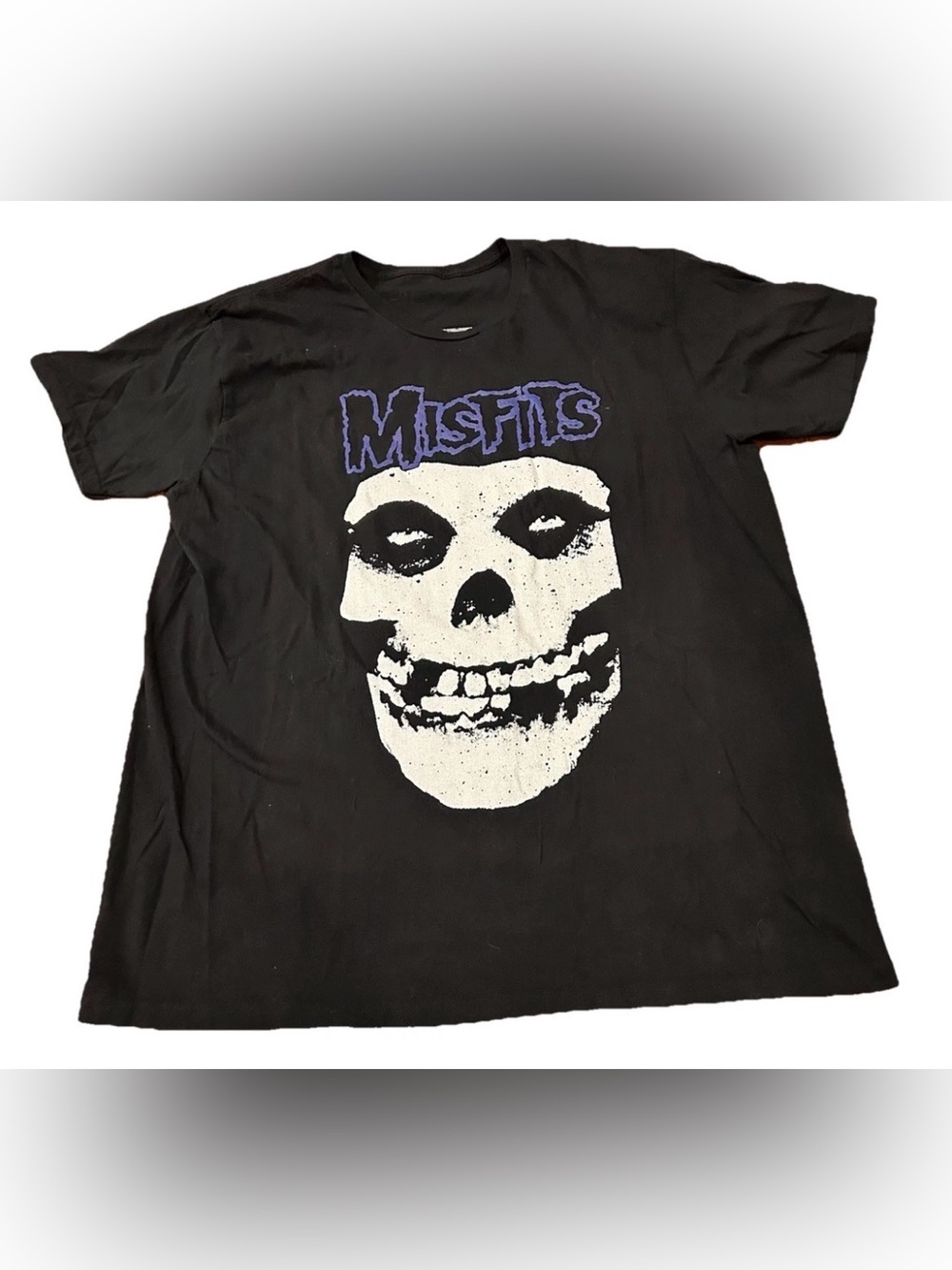 Misfits Crimson Ghost Skull T-Shirt Mens XL Black Punk Rock Band Tee Gildan